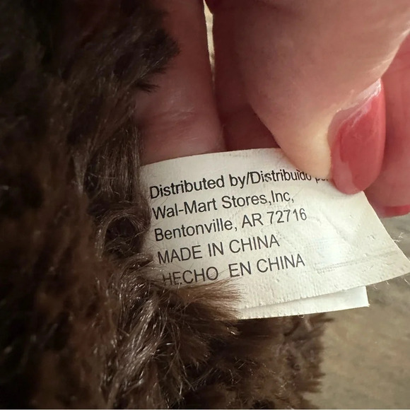 Walmart Spark Create Imagine Large Brown Plush dog Green eyes Lab Stuffed Animal - Picture 7 of 9